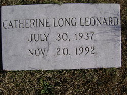 Catherine <I>Long</I> Leonard 
