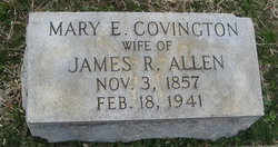 Mary E <I>Covington</I> Allen 