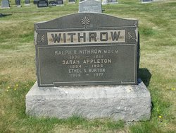 Sarah <I>Appleton</I> Withrow 