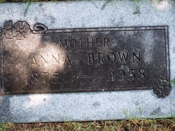Anna <I>Cox</I> Brown 
