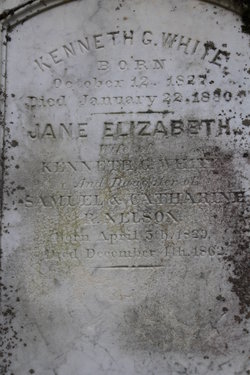Jane Elizabeth <I>Nelson</I> White 