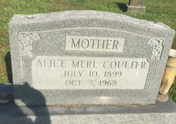 Alice Merl <I>Haught</I> Coulter 