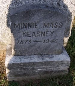 Wilhelmina Marie Auguste “Minnie” <I>Mass</I> Kearney 
