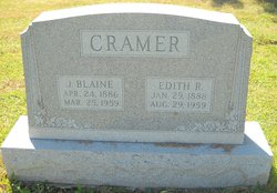 Edith Rebecca <I>Paul</I> Cramer 