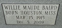 Willie Maude <I>Baird</I> Cox 