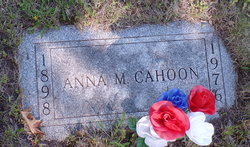 Anna <I>Manderfield</I> Cahoon 