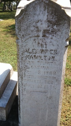 Dr Alexander Hamilton 