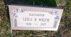 Leila R Welch 