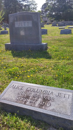 Alice Columbia <I>Jones</I> Jett 