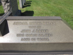Abigail Morse <I>Risley</I> Baker 