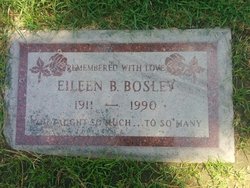 Mary Eileen <I>Butler</I> Bosley 