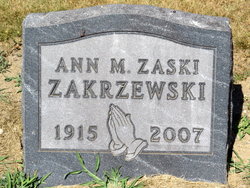 Ann M. <I>Zaski</I> Zakrzewski 