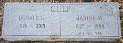 Donald G. Culp 