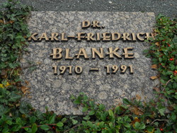 Dr Karl Friedrich Blanke 