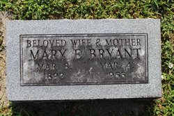 Mary E. <I>Blanken</I> Bryant 