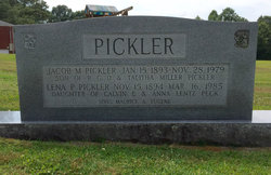 Lena Jerome <I>Peck</I> Pickler 