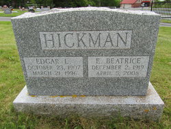 Ethel Beatrice <I>Fudge</I> Hickman 