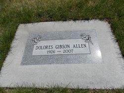 Dolores <I>Gibson</I> Allen 