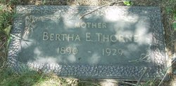 Bertha <I>Woods</I> Thorne 