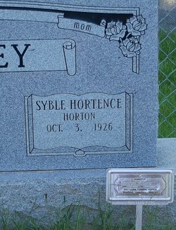 Syble Hortence <I>Horton</I> Lowrey 