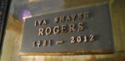 Iva <I>Shayer</I> Rogers 