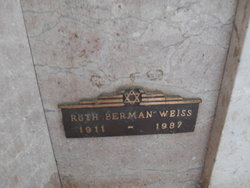 Ruth <I>Berman</I> Weiss 