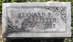Bernard F McAlister 