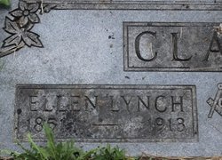 Ellen “Ella” <I>Lynch</I> Clark 
