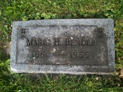 Marie H <I>Kloeber</I> Bender 