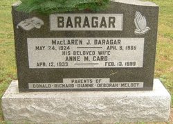 Anne M. <I>Card</I> Baragar 