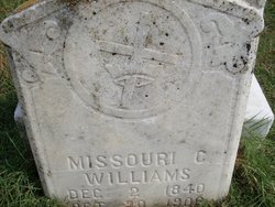 Missouri Caroline <I>Beevers</I> Williams 