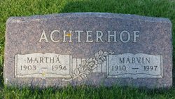 Martha <I>Cuhel</I> Achterhof 