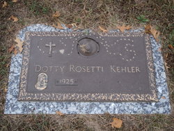 Dotty <I>Rosetti</I> Kehler 