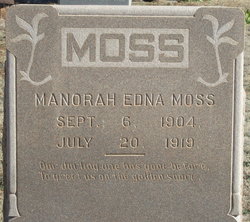 Manorah Edna Moss 