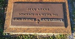Ola “Jean” <I>Tutor</I> Adams 