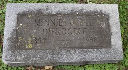 Minnie Marie <I>Werle</I> Dierdorff 