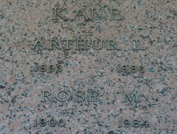 Rose Margaret “Rosie” <I>Ott</I> Kaub 
