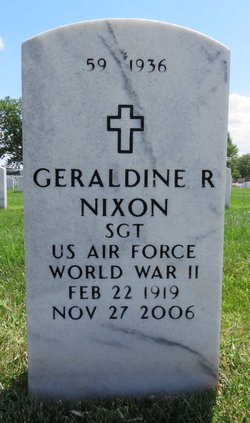SGT Geraldine Edna <I>Roppe</I> Nixon 