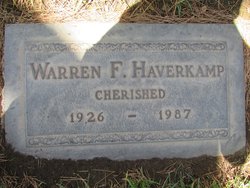 Warren F Haverkamp 