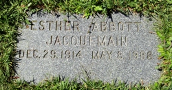 Esther Mae <I>Abbott</I> Jacquemain 