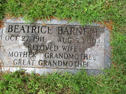 Beatrice <I>Blume</I> Barnett 