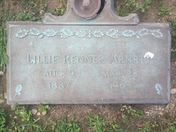 Lillie Jane <I>Renner</I> Arnett 