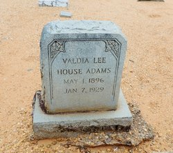 Valdia Lee <I>House</I> Adams 