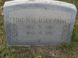 Eddie Mae “Macy” <I>Hudson</I> Prince 