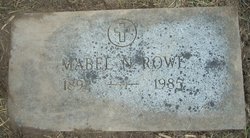 Mabel N <I>Thomas</I> Rowe 