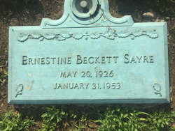 Ernestine <I>Beckett</I> Sayre 