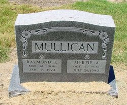 Myrtie Amanda <I>McCluney</I> Mullican 