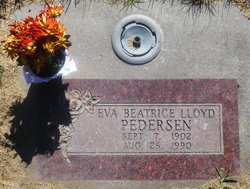 Eva Beatrice <I>Lloyd</I> Pedersen 