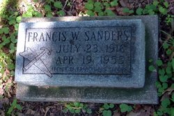 Francis W Sanders 