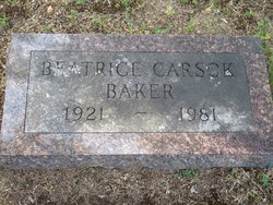 Beatrice <I>Carsok</I> Baker 